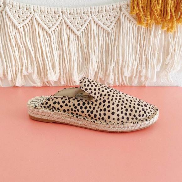 DV by Dolce Vita Shoes - Dolce Vita Speckled Espadrille Slide Mules